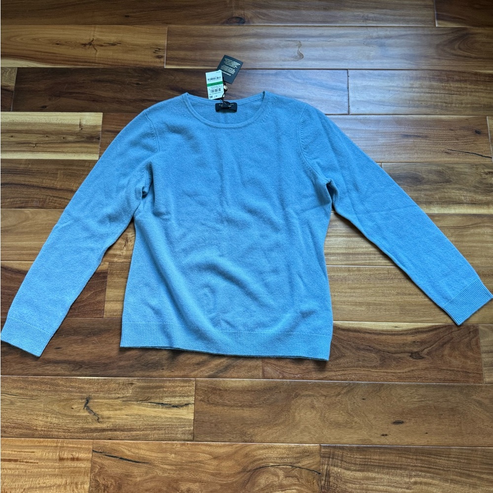 Charter Club Cashmere Sweater in Soft Blue